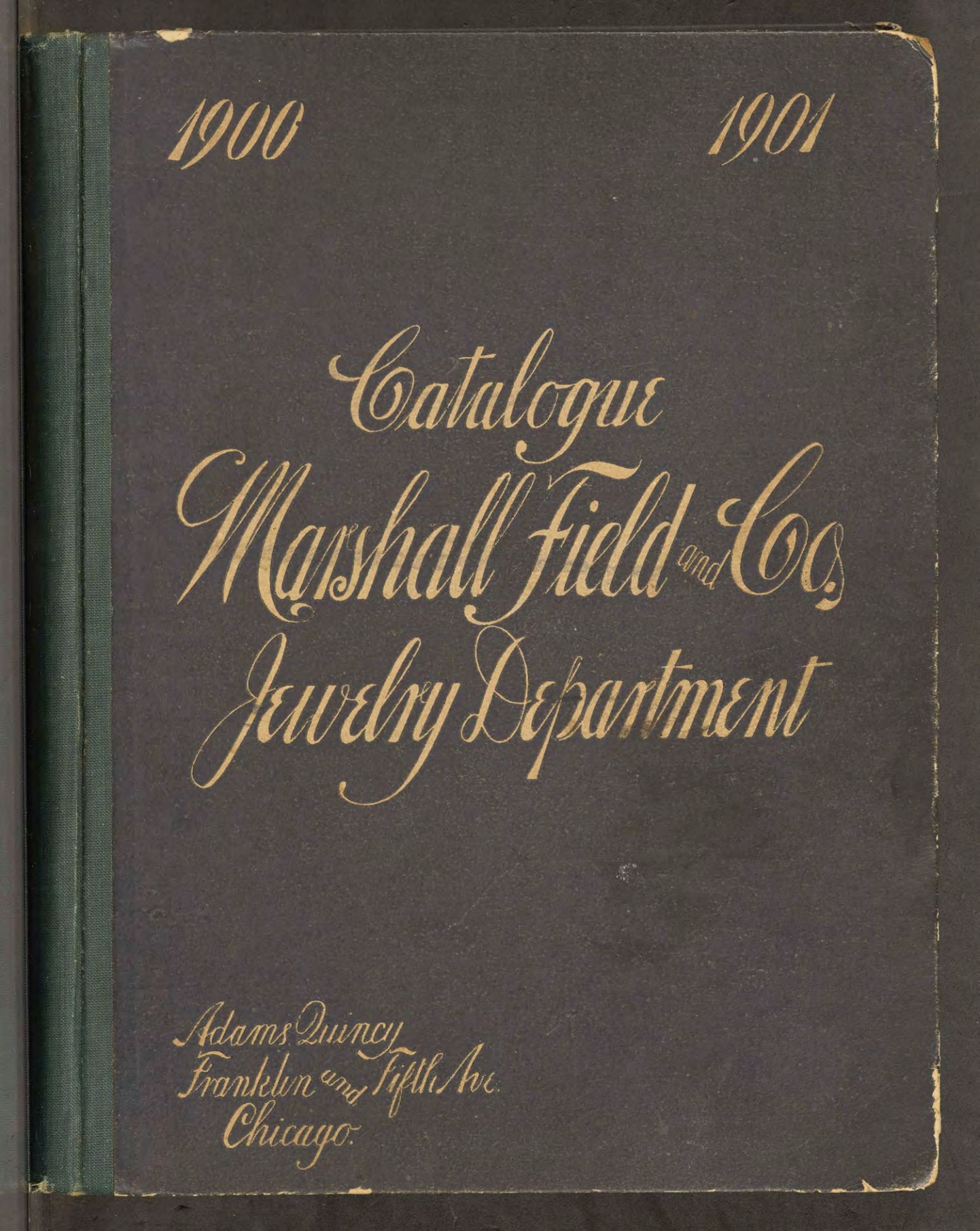 1900 Marshall Field Illustrated Jewelry & Luxury Catalogue Cover