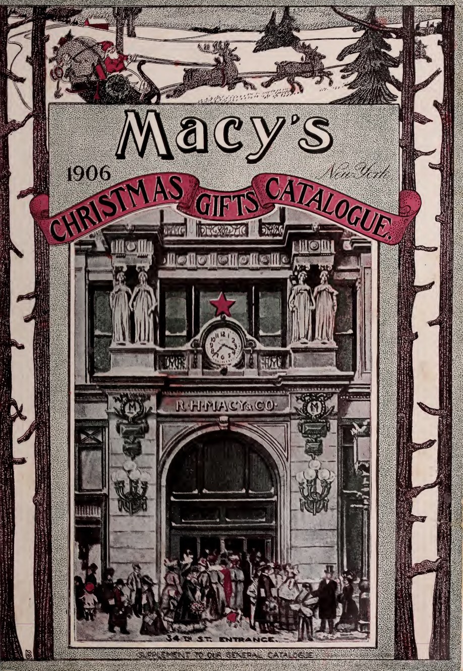 1906 Macy's Christmas Gifts Catalogue Cover