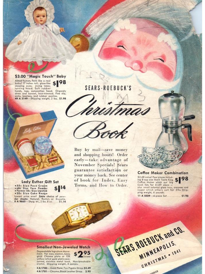 1941 Sears Christmas Book Cover