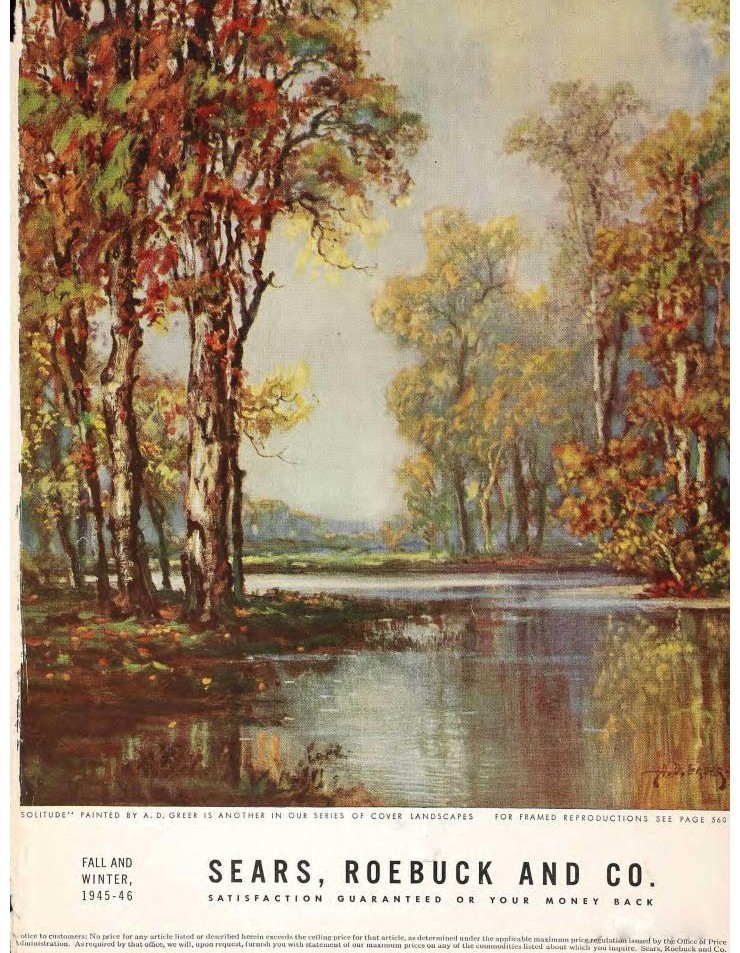 1945 Sears Fall Winter Catalog Cover