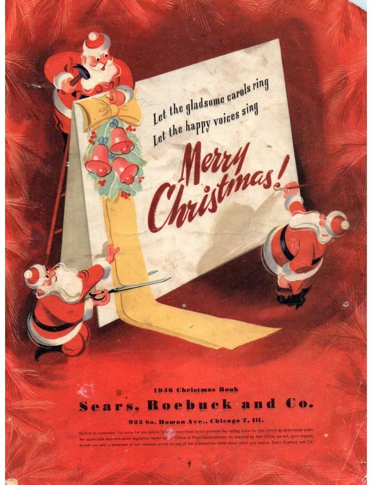 1946 Sears Christmas Book Cover