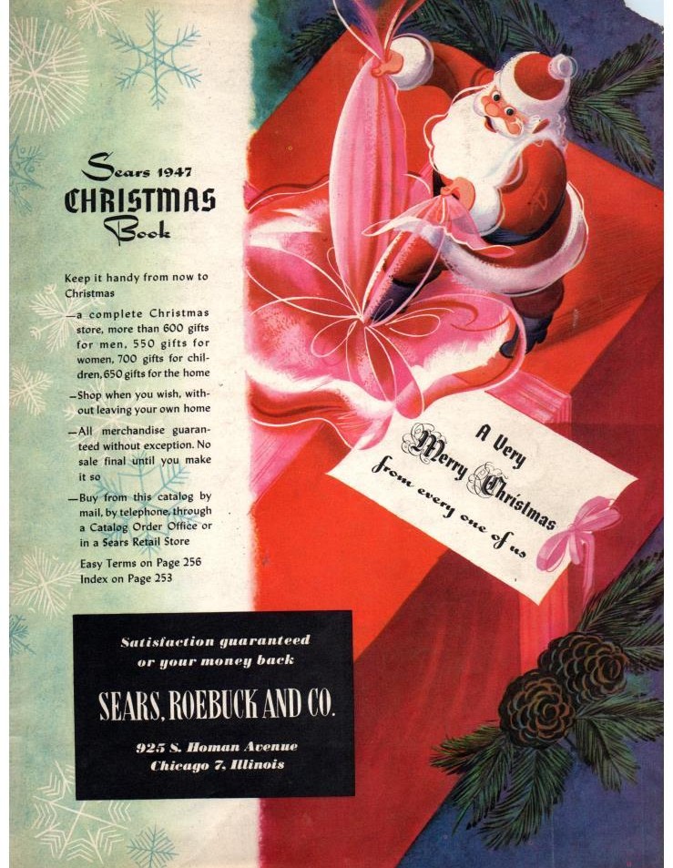 1947 Sears Christmas Book Cover