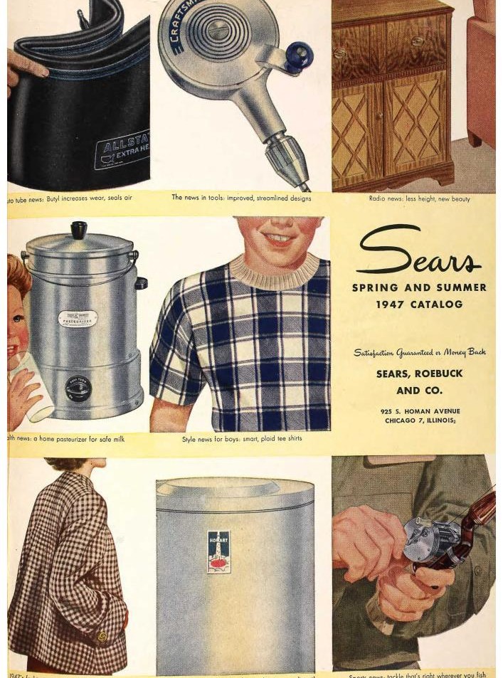 1947 Sears Spring Summer Catalog Cover