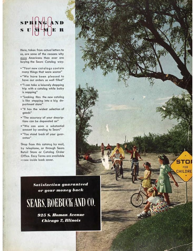 1948 Sears Spring Summer Catalog Cover