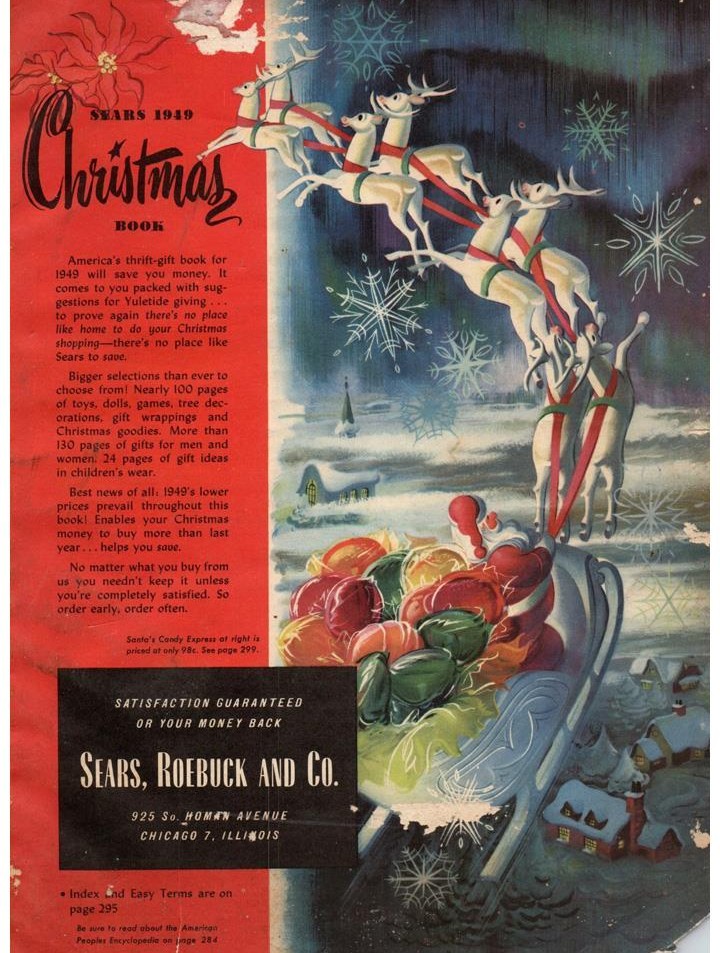 1949 Sears Christmas Book Cover
