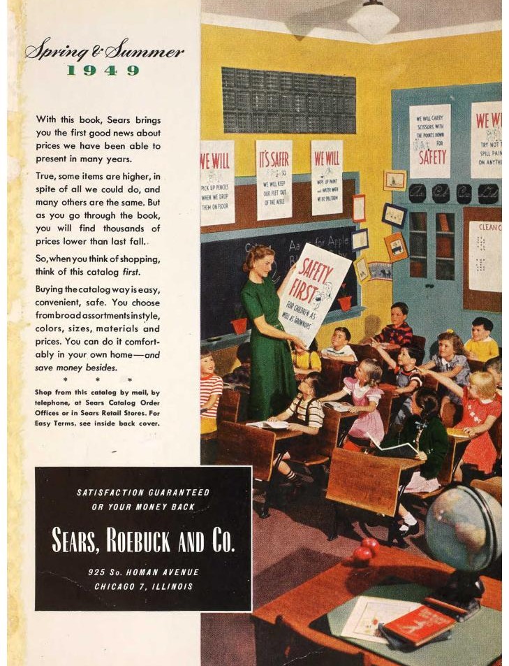 1949 Sears Spring Summer Catalog Cover
