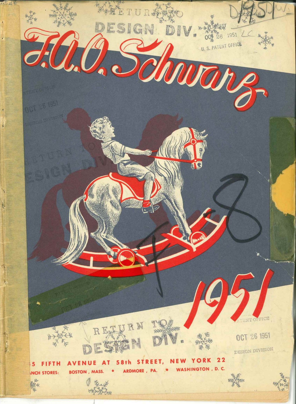 1951 FAO Schwarz Toys Catalog Cover