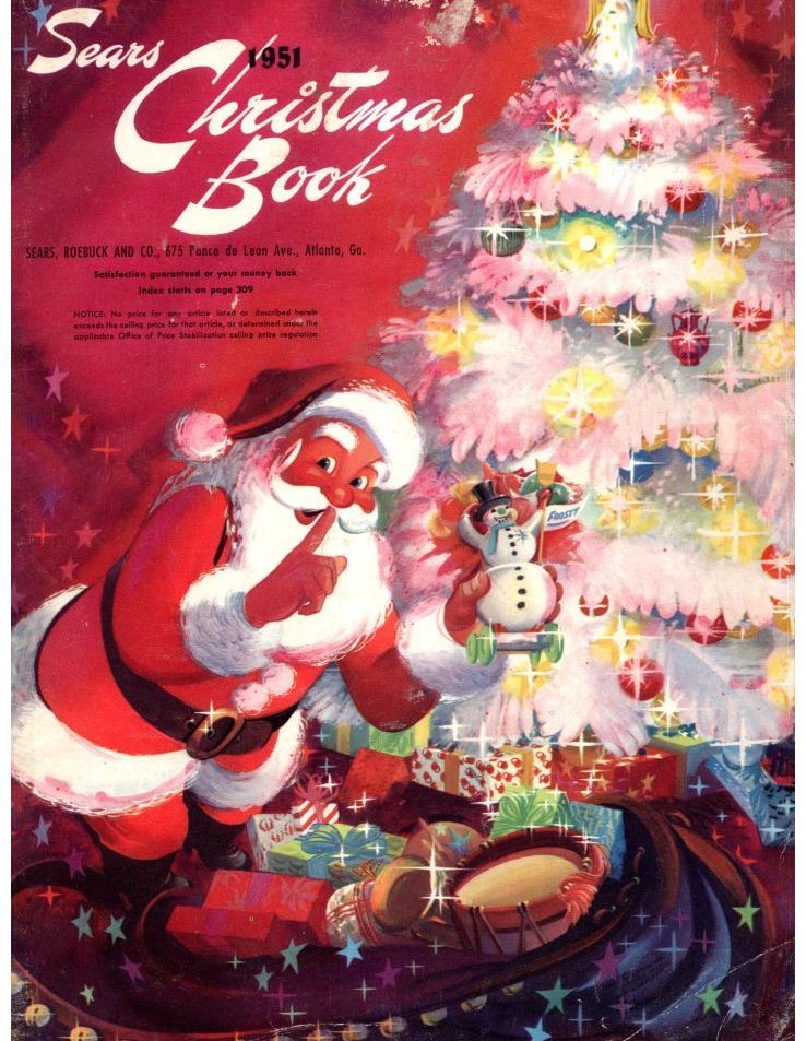1951 Sears Christmas Book Cover