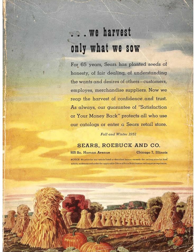 1951 Sears Fall Winter Catalog Cover