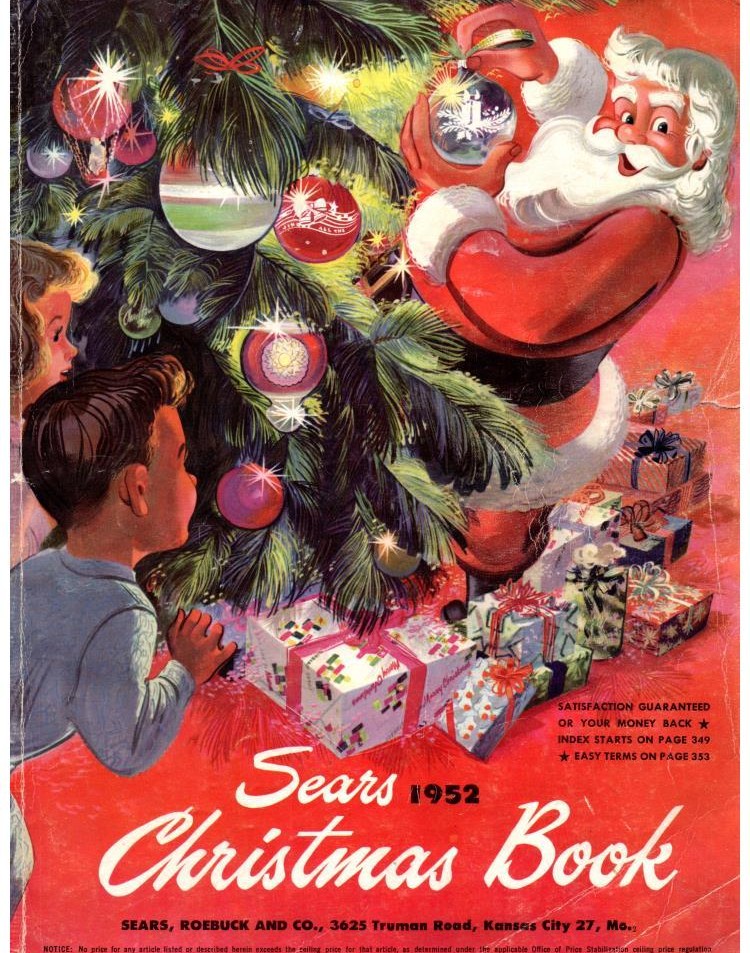 1952 Sears Christmas Book Cover