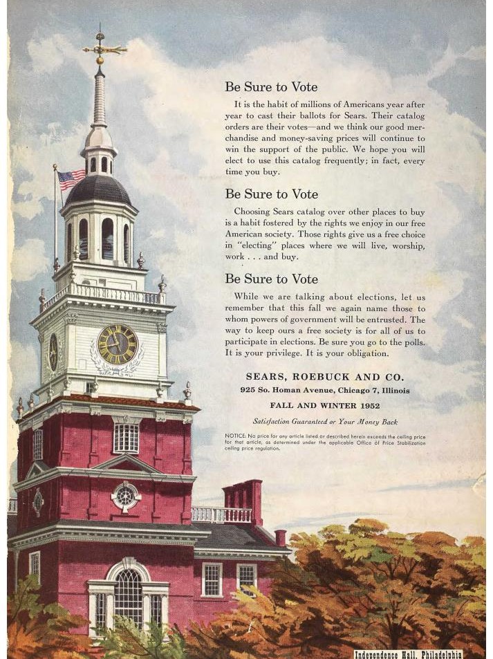 1952 Sears Fall Winter Catalog Cover