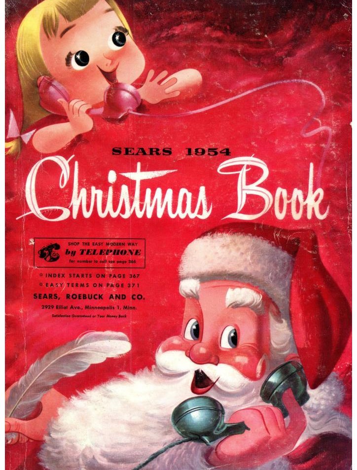 1954 Sears Christmas Book Cover