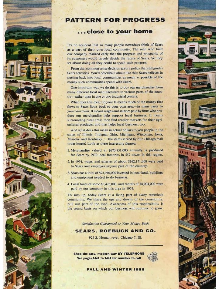 1955 Sears Fall Winter Catalog Cover