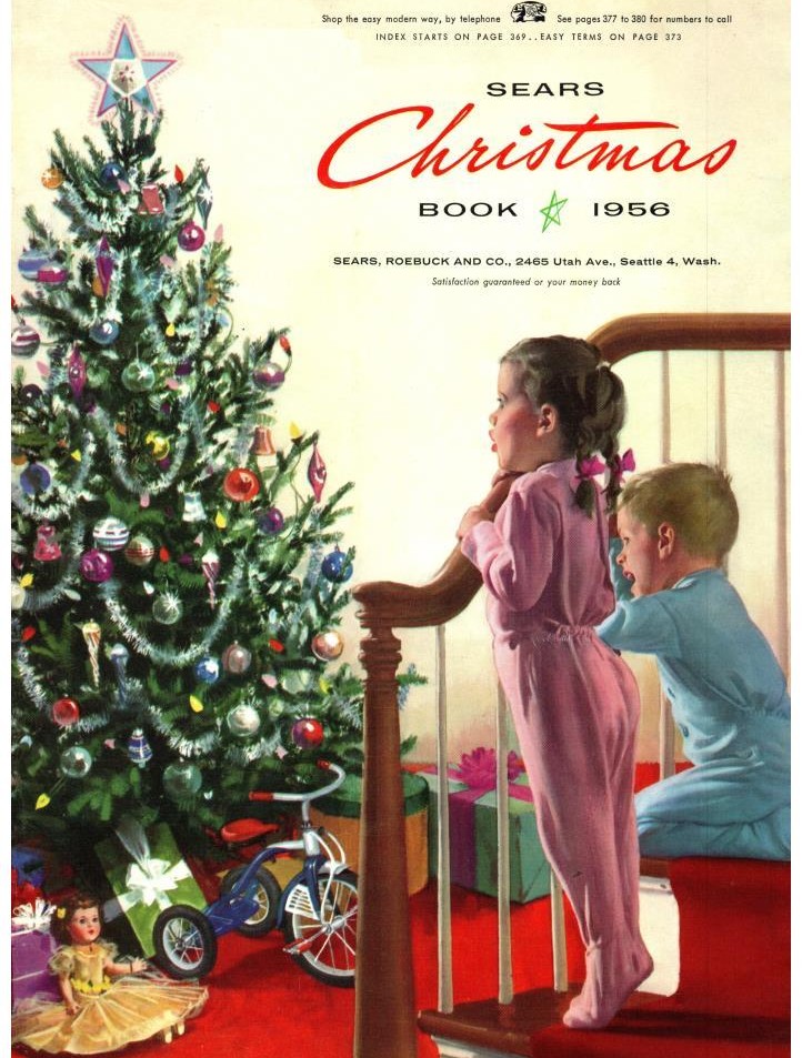 1956 Sears Christmas Book Cover