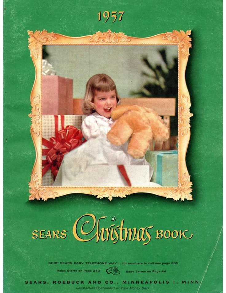 1957 Sears Christmas Book Cover