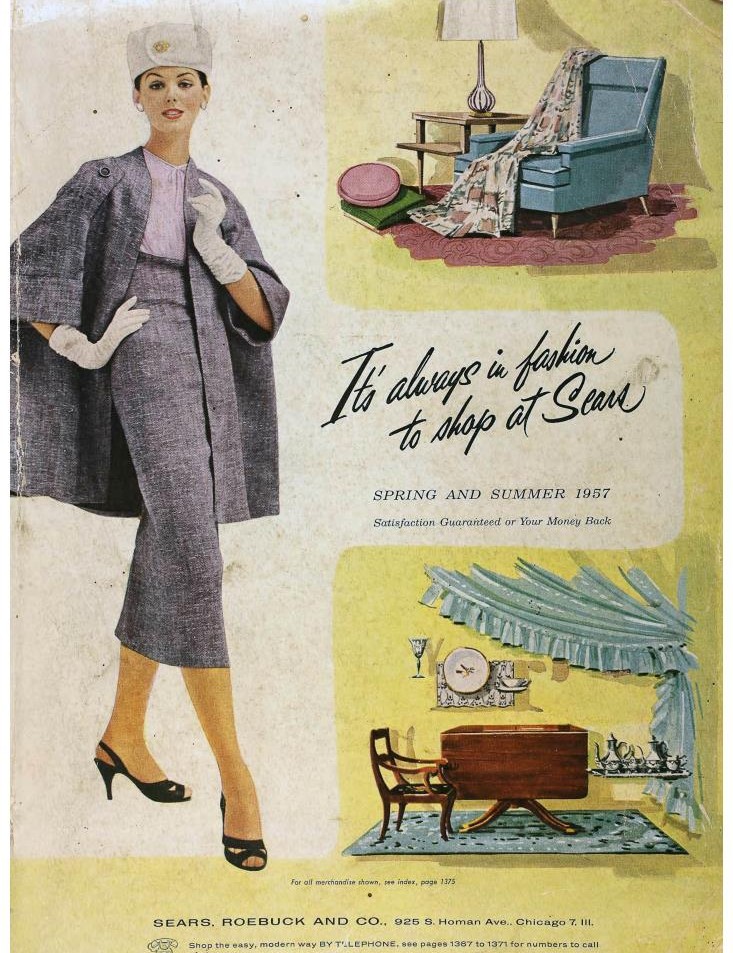 1957 Sears Spring Summer Catalog Cover