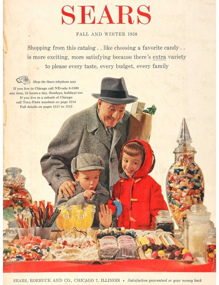 1958 Sears Fall Winter Catalog Cover