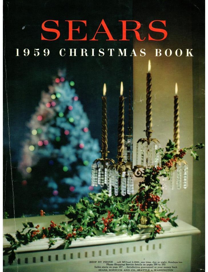 1959 Sears Christmas Book Cover