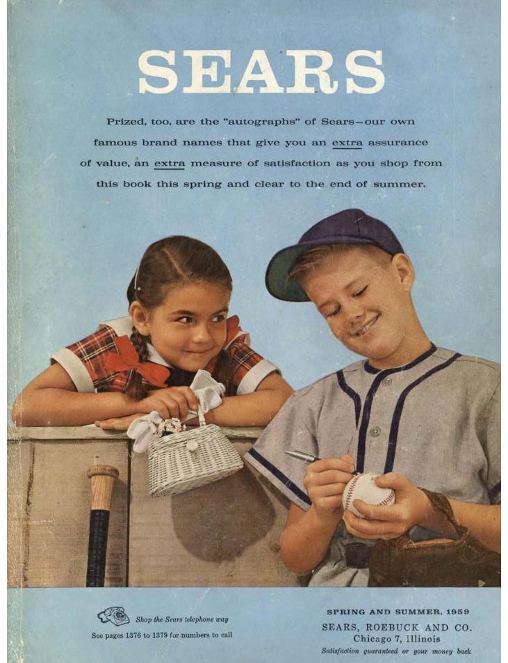 1959 Sears Spring Summer Catalog Cover