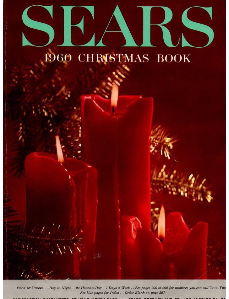 1960 Sears Christmas Book Cover