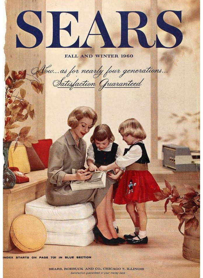 1960 Sears Fall Winter Catalog Cover