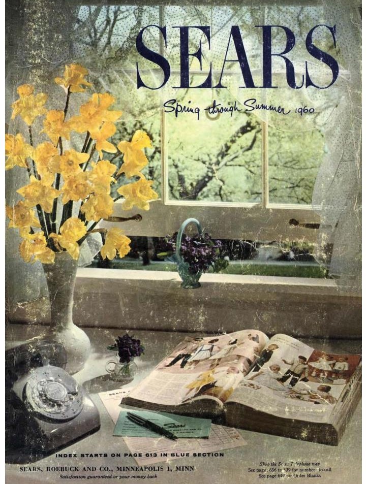 1960 Sears Spring Summer Catalog Cover
